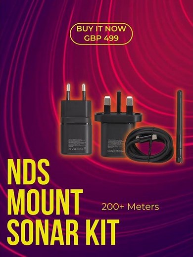 NDS Mount Sonar | Fish Finder with Free APP