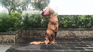 Customized T-Rex Inflatable Dinosaur Costume Blow up Fancy Funny Dress Performance Advertising Props