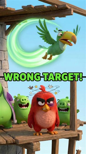 Slingshot Stories: The Boomerang Fail! 🪃🤣 Hal vs Red #Shorts