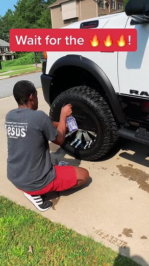 All the work is in cleaning the wheels … now you can have wet looking tires and no rework! Clean those wheels 1 time .. then ride out!!! #detail #detailing #cars #carcleaning #tireshine #tireshinechallenge #tireshinetrimdressing