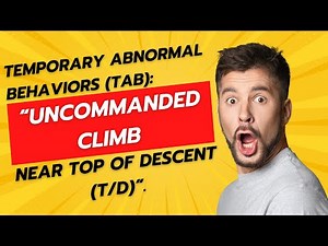 A320 MASTERCLASS — Uncommanded Climb Explained Near Top of Descent