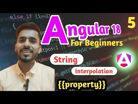 Angular 18 | String Interpolation in Angular 18 | aadiandjava