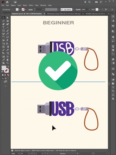 Blending any shape to text in adobe Illustrator Follow for more #graphicdesign #adobeillustrator #adobedesign #logodesign #illustrator