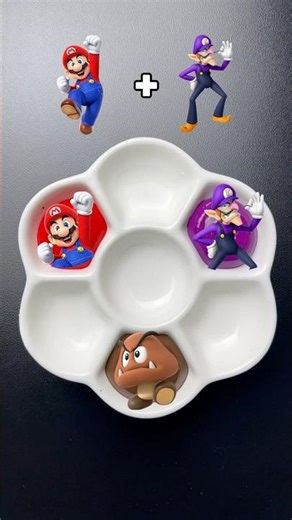 Super Mario Galaxy Color Mixing ⭐️ #colormixing #supermario #colors #mario #satisfying #art #games