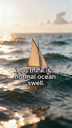 You Can Sail Over a Tsunami Without Knowing 🌊⚠️ #sciencefacts