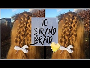 How to do a 10 strand braid!