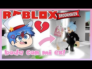 My boyfriend finds me getting married to my ex-boyfriend *gets mad* in Brookhaven ⛪🥰