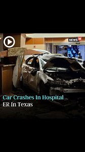 41K views · 834 reactions | Vehicle crashes into Austin Texas hospital's emergency room, leaving one person dead and 10 injured #Texas #CarCrash #Hospital #CarAccident | News18 | Facebook