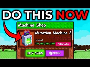 The NEW SECRET MUTATION MACHINE Will Make You RICH! (Grow a Garden)