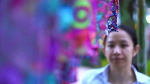 Colorful Asian Style Cloth Fabric Hanging Stock Footage Video (100% Royalty-free) 20336470 | Shutterstock
