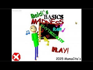 Friday Night Funkin, Baldis Basics Madness V2 Full mod, (FnF MOD) (Baldis basics)