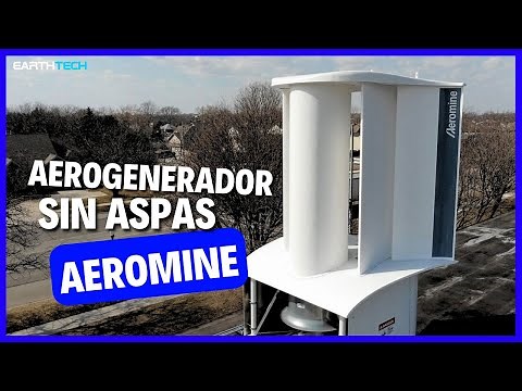 Potente aerogenerador doméstico Aeromine ¡Sin aspas!