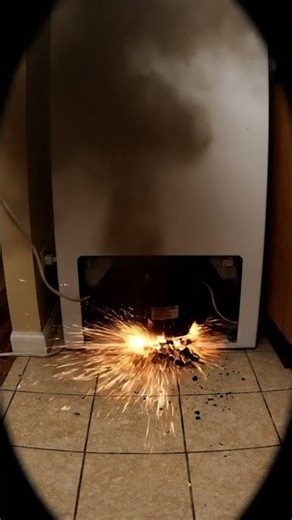 Fridge Compressor EXPLOSION Caught on Camera! ⚠️🔥