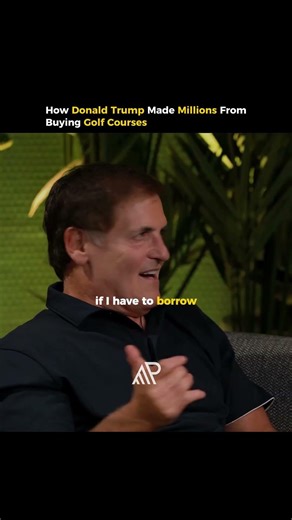He wasn’t buying golf courses. He was buying leverage.