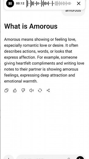 What is Amorous?