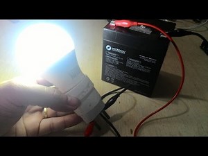 Como converter lâmpada de LED 220v para 12V DC