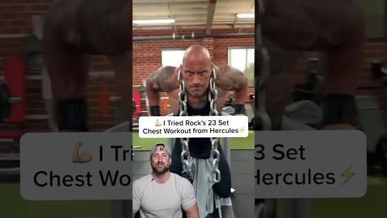 I tried The Rock’s 400 rep chest day for growth
