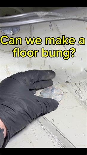 Making your own floor bungs. (trying) #cars #fabrication