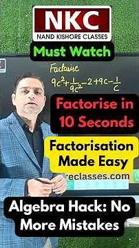 Factorise hard problem easily | Easy way of Factorisation