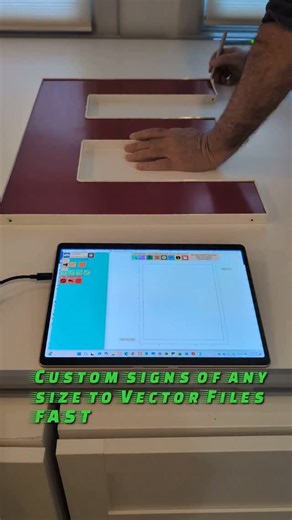 Do you have a Sign Making Shop? Sometimes the client needs a new CNC cut ASAP. Logic Trace Systems freehand drawing feature is fast and easy to use. Place your part or pattern like this giant letter needed for a sign on the tracing board and simply trace along the edges. Save the DXF vector file and load into your CNC or CAD software and cut. #SignMaker #SignMaking #CNCCutting #CustomSigns #CNC #CNCSigns #AcrylicSigns #LaserCutting #LogicTrace | The Logic Group