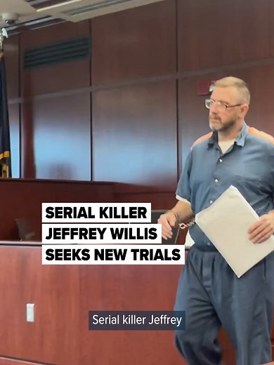 Serial killer Jeffrey Willis will return to prison and wait to see if a judge will grant him new trials for the high-profile murders of Jessica Heeringa and Rebekah Bletsch. Willis appeared Tuesday morning, June 30, in Muskegon County Circuit Court for oral arguments on two motions for relief from judgement. Judge Matthew Kacel will issue a written opinion at a later time. MLive's Brad Massman explains. (Isaac Ritchey | MLive.com) #jeffreywillis #muskegon #serialkiller