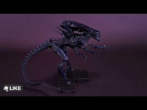 Hiya Toys AVP Alien Queen Exquisite Mini ‪@TheReviewSpot‬