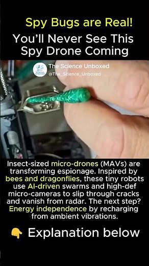 Spy Bugs are Real: Meet the Robot Mosquitoes 🦟📡