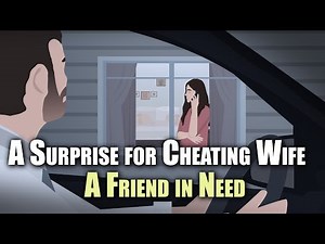 A Surprise for Cheating Wife - A Friend In Need | Story Animated