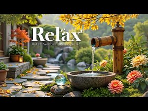 Beautiful Relaxing Music & Flowing Water 🌿 Peaceful Spa Sounds for Meditation, Healing & Deep Sleep