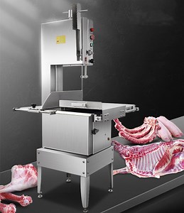 [Hot Item] Commercial Bone Saw S. S with Sliding Table 2HP Power Frozen Meat Cutting Machine