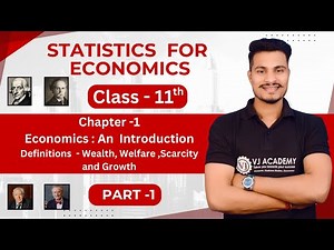Introduction to Economics | Chapter 1: Statistics for Economics Part 1