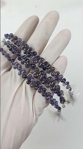 Natural Iolite Teardrop Beads 💙 Stunning Blue Gemstone You’ll Love