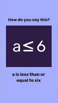 Less Than Pronunciation Challenge #maths