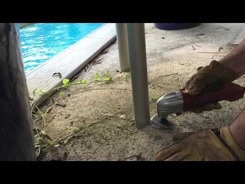 How to Remove a Swimming Pool Slide