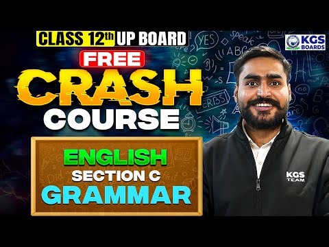 Class 12th UP Board 2026 | Free Crash Course | English | Section C | Grammar | English By Aditya Sir