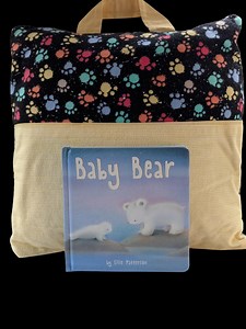 Pocket Reading Pillow With Children's Board Book , Child Reading Pillow With Handle and Book - Etsy Canada