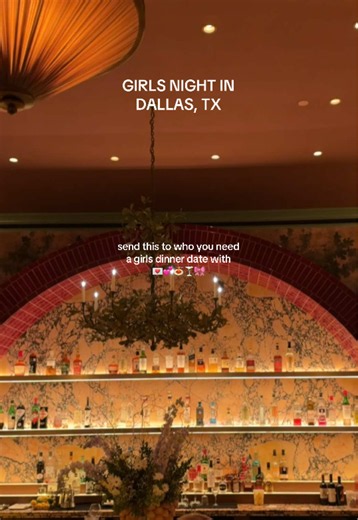 save this for your next girls dinner in dallas 🎀💕 service and the interior was top notchhhhhhh✨ so beautiful inside!! 📍scilla restaurant | dallas, tx #dallasrestaurant #gno #girlsdinner #dallasfoodie #dallastx