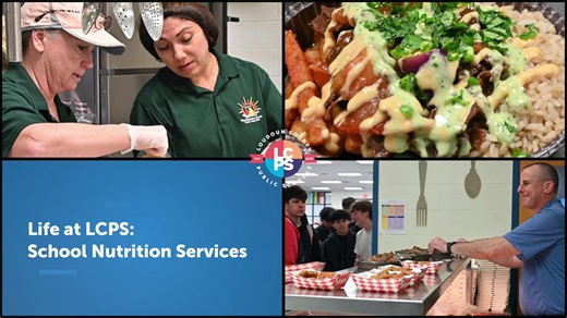 Our School Nutrition Apprentice Program Job Fair is on January 27 at 5:30 p.m. at Legacy Elementary School. The apprentice position offers hands-on training in customer service, food prep, meal service, sanitation practices and point of sales service. What’s a typical day working in school nutrition services like? Watch our video and then mark your calendars for this event. Walk-ins welcome, and feel free to apply to the apprentice position ahead of time: https://lcps.pub/3WdCnqd | Loudoun Count