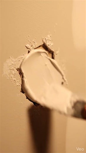 Wall Hole →Perfect Smooth Patch #repair #asmr #oddlysatisfying #satisfying #cutfix #relaxing #relax