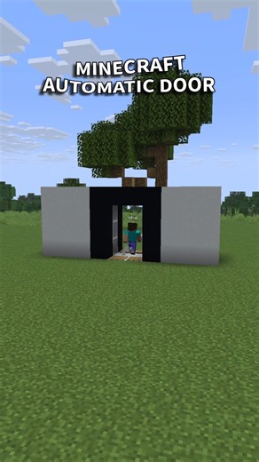 Minecraft Automatic Door You NEED to Try! 😱| Minecraft #minecraft #gaming