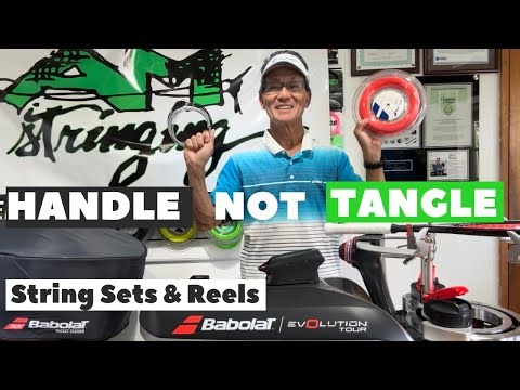 Racquet Stringing [How to Handle Not Tangle | String Sets & Reels]