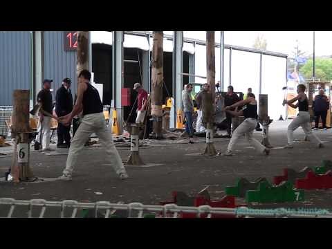Wood Chopping competition at Melbourne AWESOME!