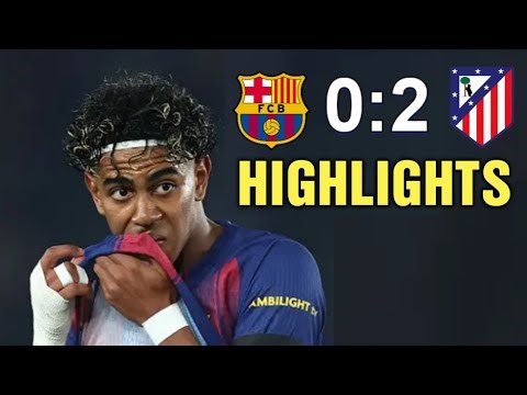 Barcelona vs Atletico Madrid 0-2 Highlights & All Goals (UEFA Champions League) Barcelona Atletico
