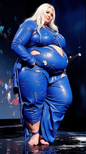 4M views · 35K reactions | Four versions of power, surrealism, and elegance—one color:  bright electric blue. Watch as the AGT stage transforms with each electric presence. Who’s your favorite? #ElectricBlueQueen #SurrealBeauty #AGT #DigitalStageMagic #BoldFashion | Hogarts Ai | Facebook