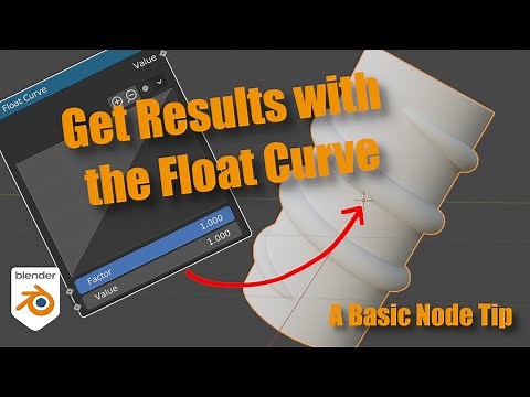 Work The Float Curve Node - Blender Geometry Node Basics