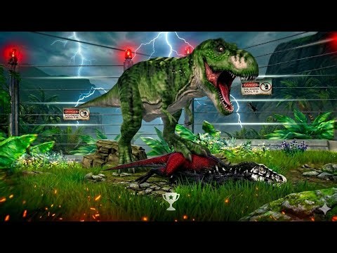 🔥 T-REX is UNSTOPPABLE! 🦖 Destroying Every Dino in Jurassic Clash (Epic Battles)