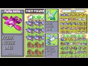 Pokemon Ruby Version Save File 100% Full Complete!
