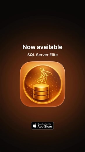 Karthik on Instagram: "https://apps.apple.com/us/app/sql-server-elite/id6756808416 MS SQL Server Client app for IOS #ios"