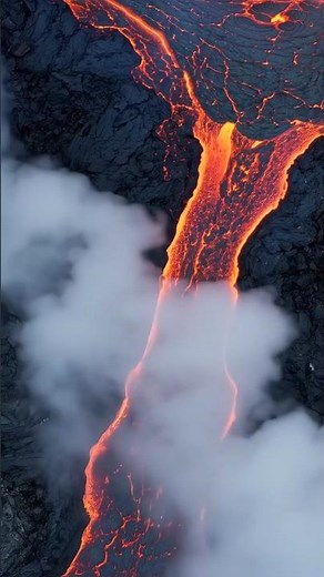 Iceland Breaths Fire - 4K Volcano Drone Footage