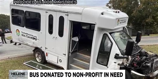 New bus donated to Hub Ministries